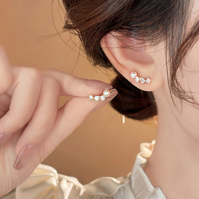 高级感轻奢天然淡水珍珠耳钉