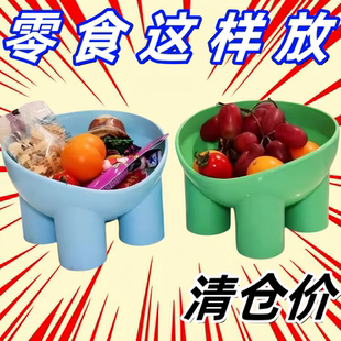 轻奢高颜值水果盘客厅茶几摆放水果零食糖果盘子家用点心甜品摆盘