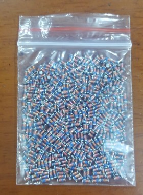 【大约500个=13.13元】混装贴片稳压管二极管元件包 玻璃色环管