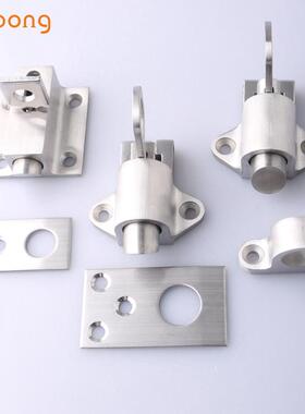 DK622-1-2不锈钢弹簧自动插销推拉门窗平开窗锁扣工具箱木箱搭扣