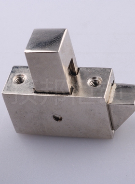 DK637搭扣撞击按钮锁动火车地铁取款机自助机镀镍方型按锁碰撞锁