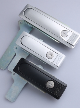 顶邦柜锁 新AB103平面锁 工业机柜平面锁AB102-2-1配电柜箱按钮锁