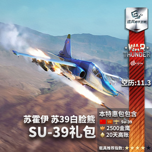 苏系 Su39 攻击机 thunder 苏联 苏39 战争雷霆 礼包 War 白脸熊