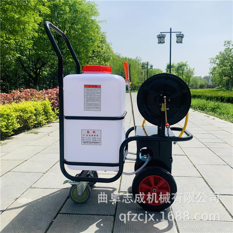 公园浇花喷雾器具 60升蓄电池消杀打药机 防疫城区物业消毒机图片