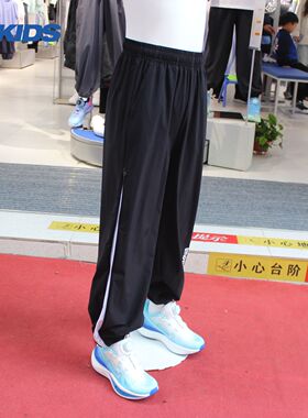 乔丹儿童专柜正品26秋中大童梭织速干简约百搭束脚裤TDAYKA263065