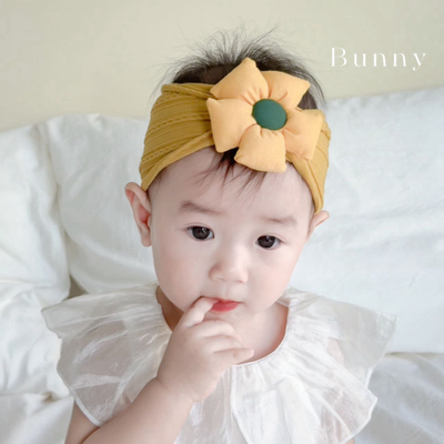 婴儿发带女宝宝护囟门帽头围头饰新生婴幼儿发饰花朵