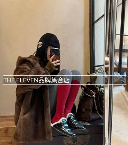UHOOWU 设计师品牌2025秋冬高腰显瘦打底裤连腿袜服装定制