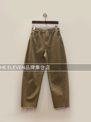 设计师品牌RECTO 26PS 水洗弯刀牛仔裤休闲系列