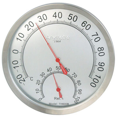 美德时TH600B高精度机械温度计工业室内室外温湿度计壁挂式温度计