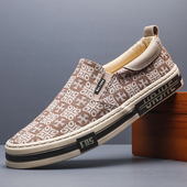 一脚蹬懒人鞋 新款 男士 休闲鞋 男鞋 潮流百搭帆布鞋 2026春季