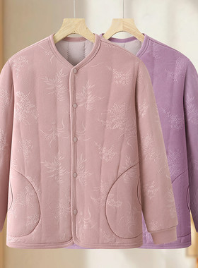 妈妈冬装棉袄中老年人女棉服