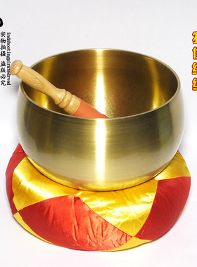 高档台湾纯铜念佛引磬
