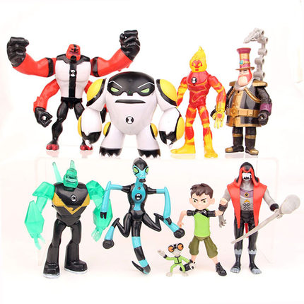 9款地球保卫者BEN10少年骇客手办公仔模型