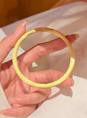 南非矿金丝绒手镯孟加拉赤金