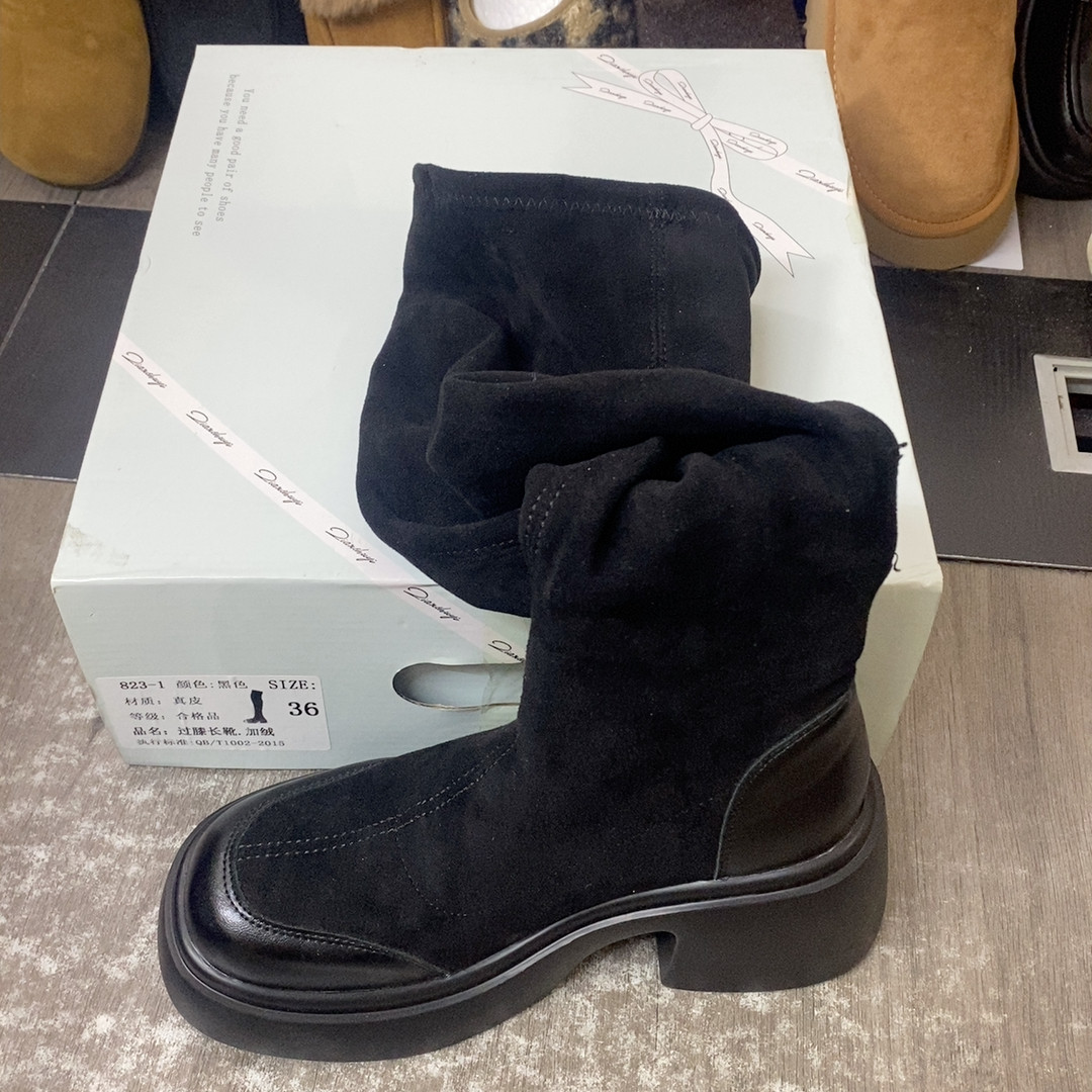 35绒里过膝跟6,女鞋,浅口单鞋,淘宝优惠券,粉丝福利购,淘宝优惠卷