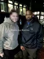 Dvsclk Black Kanye-Style Anorak Nylon Windbreaker Jacket, Same Style as Ken'S, Waterproof