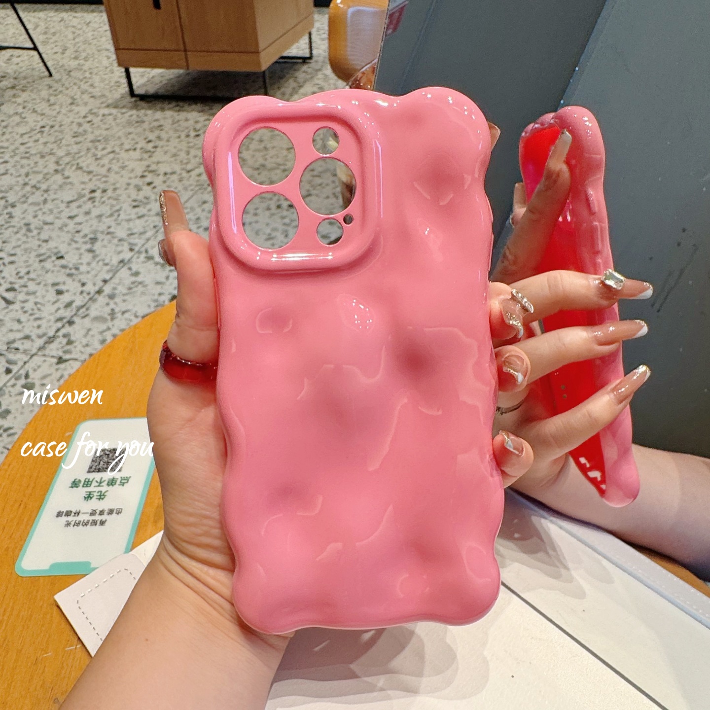 简约纯色气泡适用iphone17promax手机壳苹果15plus高级陨石12女款个性16p硅胶软壳14p全包防摔13promax日韩11