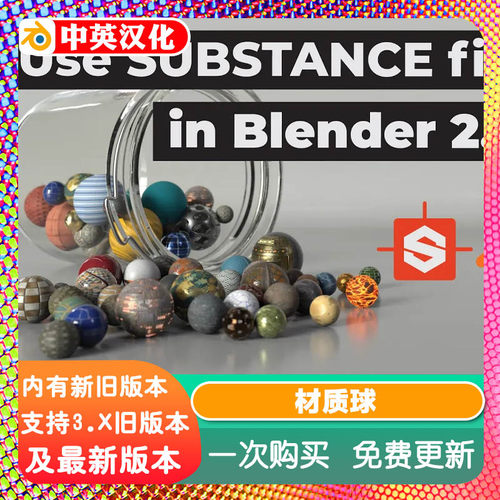 Blender插件 SBSAR LINK 2.14 Substance Painter SP 材质 Xolotl