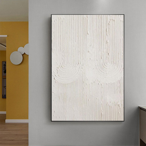 现代简约风格空间延伸装饰画入户黑白玄关挂画客厅餐厅走道壁画