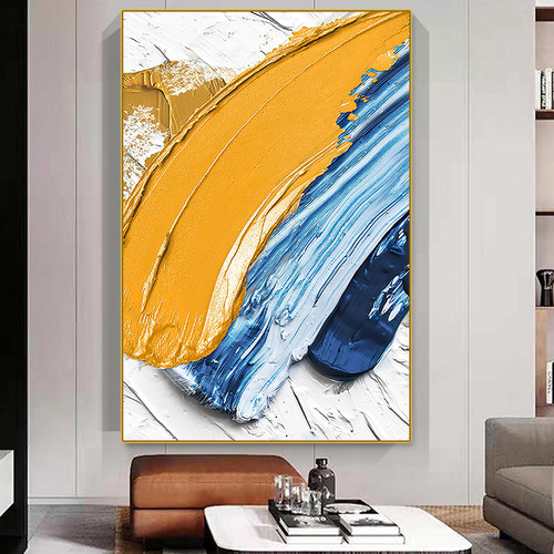 竖版玄关装饰画北欧客厅背景墙