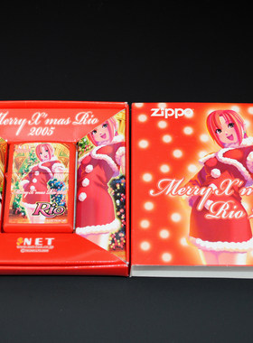 Zippo2005年圣诞动漫美女打火机