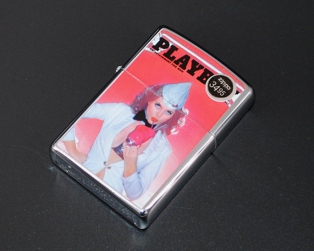 原装正品Zippo打火机-绝版收藏-2005年兔女郎封面女郎2