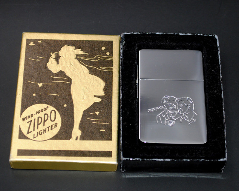 原装正品Zippo芝宝打火机-精品收藏-1992年日版倒角镜面1932复刻