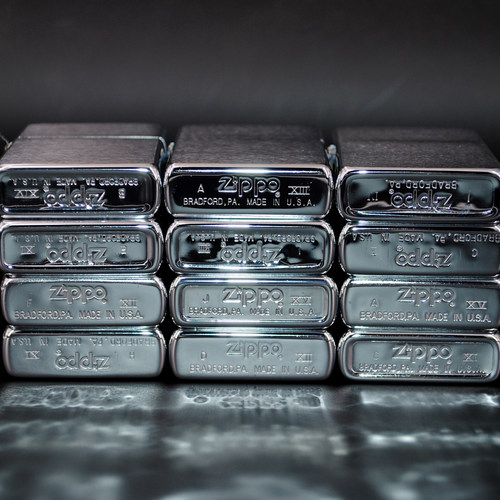 Zippo收藏九十年代光板打火机