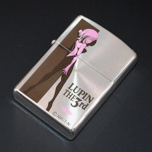 原装正品Zippo打火机-绝版收藏-2006年鲁邦三世峰不二子同心圆款