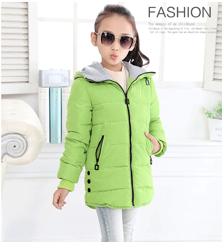 Manteau pour fille en flanelle - Ref 2164173 Image 4