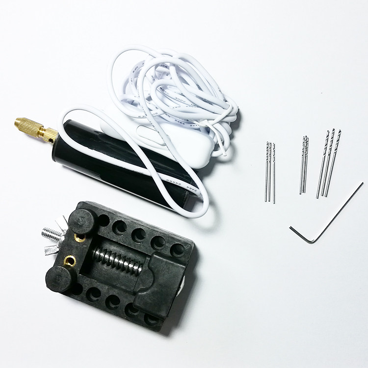 迷你电钻珍珠菩提手串打孔电动电磨机打磨抛光微型小手钻电钻