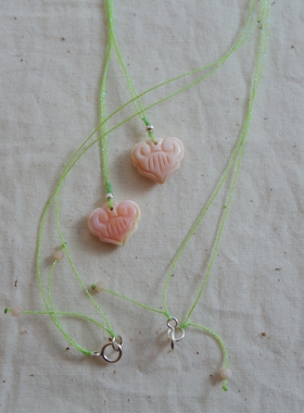 原创手工天然女皇贝编织项链