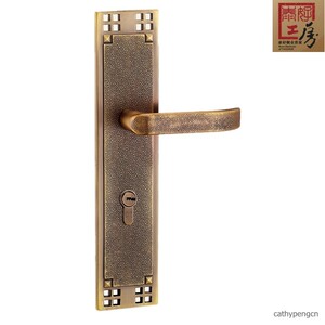 泰好工房泰好铜锁 中式仿古做旧全铜大门室内房门锁LM/TH85-6399