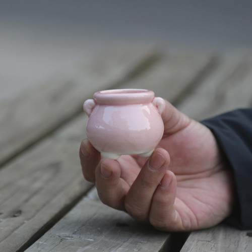 小清新陶瓷多肉花盆陶瓷小口径