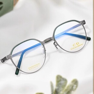 CD正品包邮92178cd镜框新款cfrlsmandenro休闲纯钛cd眼镜框