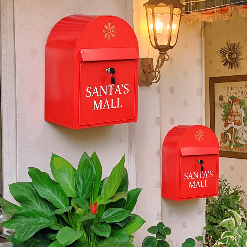 欧式复古铁艺信箱摆件