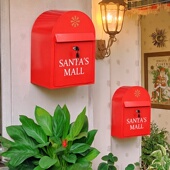 邮箱信报箱意见箱模型 信报箱邮箱道具落地摆件立式 信箱欧式 复古