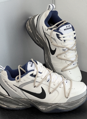 球鞋定制 Nike/耐克 Monarch 4 星月行者机能复古男女休闲老爹鞋