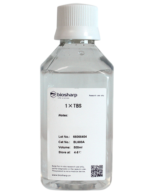 Biosharp BL608A 10*TBS、 BL600A 1*TBS 500ml 即用型水试剂 pH =7.4-7.6