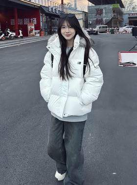 超好看的羽绒棉服女2025冬季新款外套小个子韩系宽松棉衣加厚棉袄