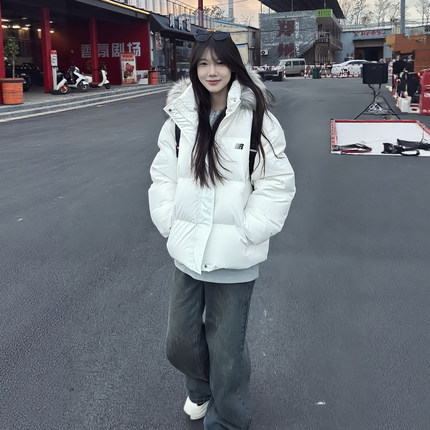 超好看的羽绒棉服女2025冬季新款外套小个子韩系宽松棉衣加厚棉袄