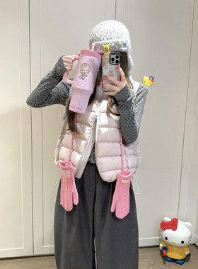 2026秋冬新款排骨马甲女短款外穿显瘦小个子叠穿加厚棉服保暖外套