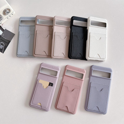 适用谷歌Pixel 10/9pro XL手机壳简约商务个性创意U型荔枝皮纹插卡卡包男女款8A/7A/6A保护套潮