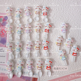 大号KT厨师叉子勺子铲子搅拌棒创意diy娃娃屋装饰品树脂配件场景