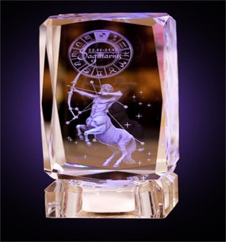 射手座水晶摆件价格 射手座水晶摆件图片 星期三