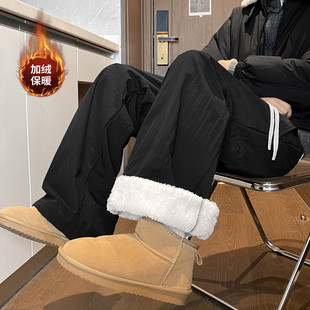 抖音品质机能防风防寒设计感加绒休闲裤B315-K25890JR-特p42控79