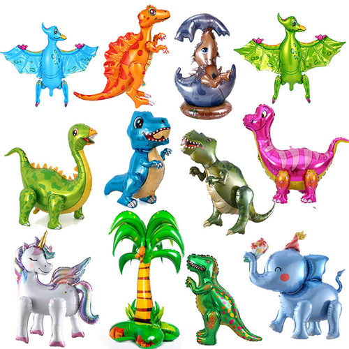 3D立体恐龙气球男孩宝宝动物气球