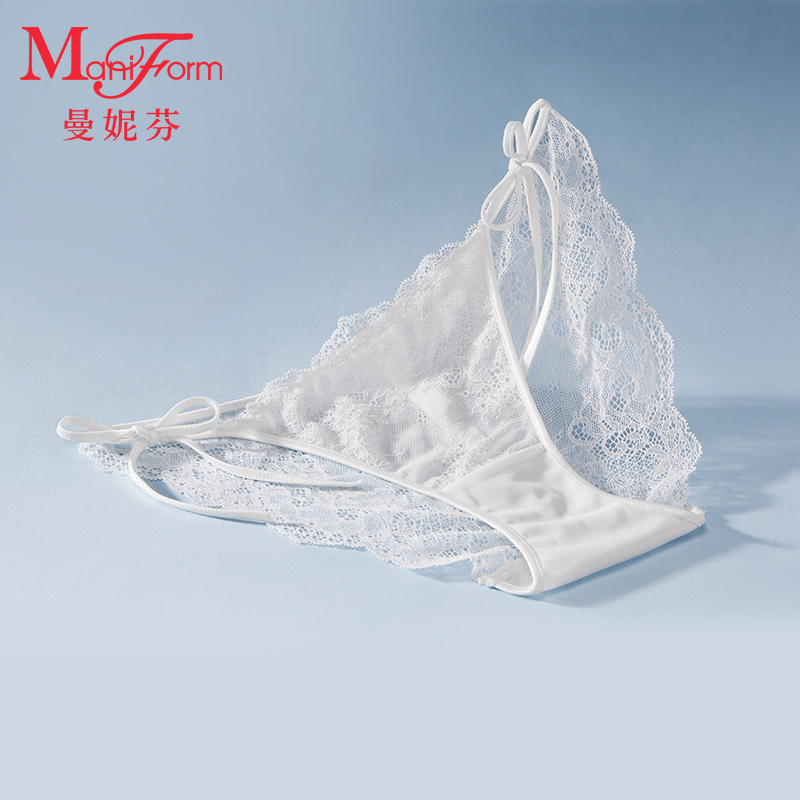 曼妮芬低腰三角裤蕾丝女