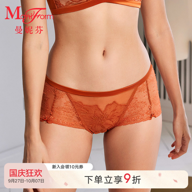 曼妮芬中低腰性感内裤