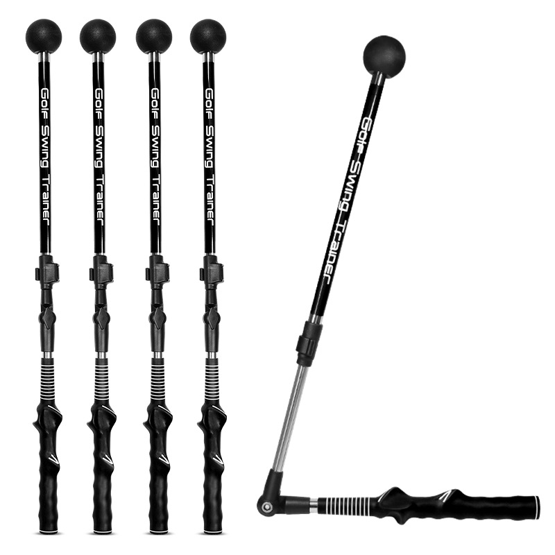 高尔夫纠正器折叠动作纠正器伸缩挥杆棒高尔夫辅助器源头直销
